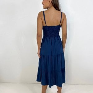 Vestido Jéssica Midi - Azul Marinho - Image 4