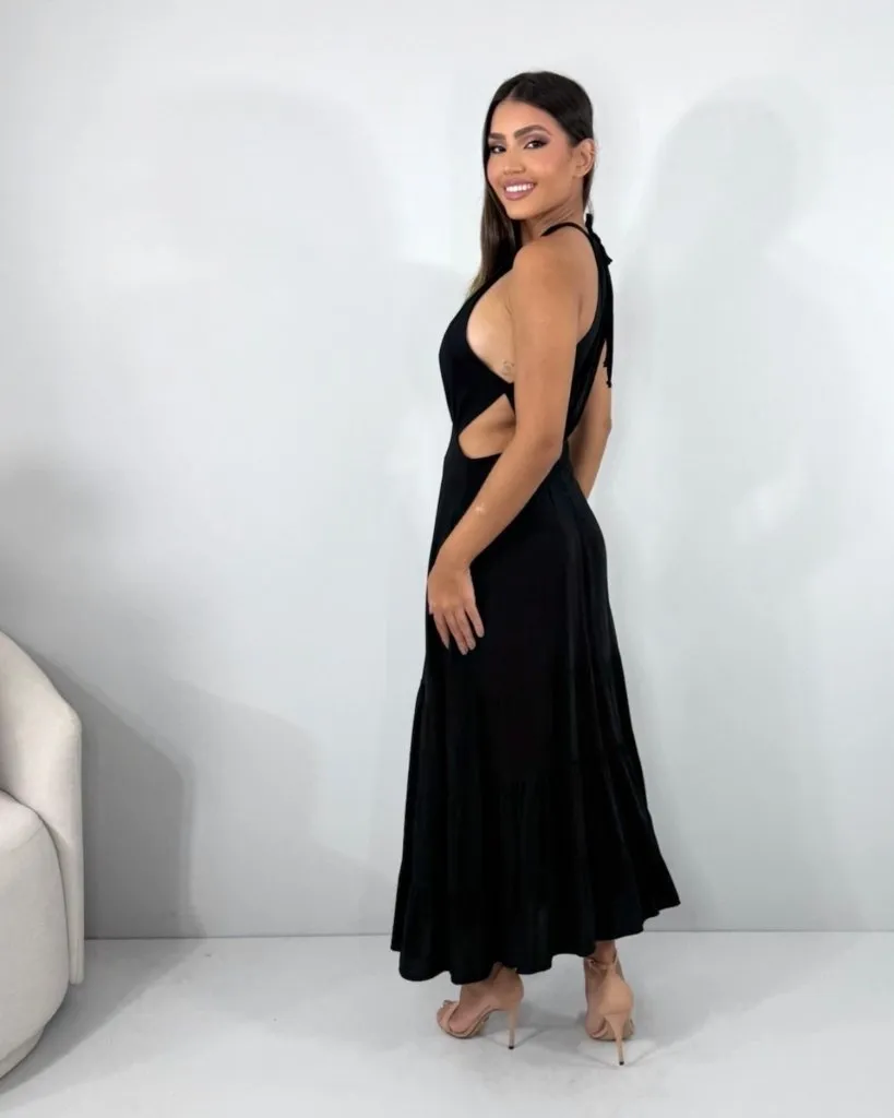 Vestido Estefane - Preto, foto 2
