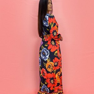 Vestido Lavínia - Floral Fundo Escuro - Image 2