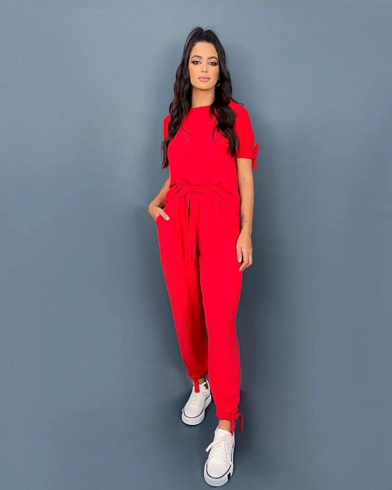Conjunto Ingrid - Vermelho