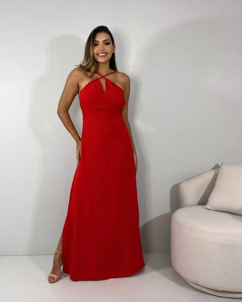 Vestido Lee - Vermelho