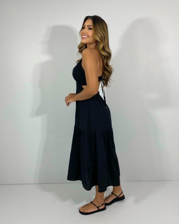 Vestido Chiara - Preto - Imagem 3