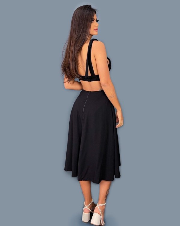 Vestido Viviane - Preto - Imagem 3