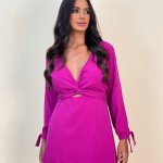 Vestido Marília - Fúcsia