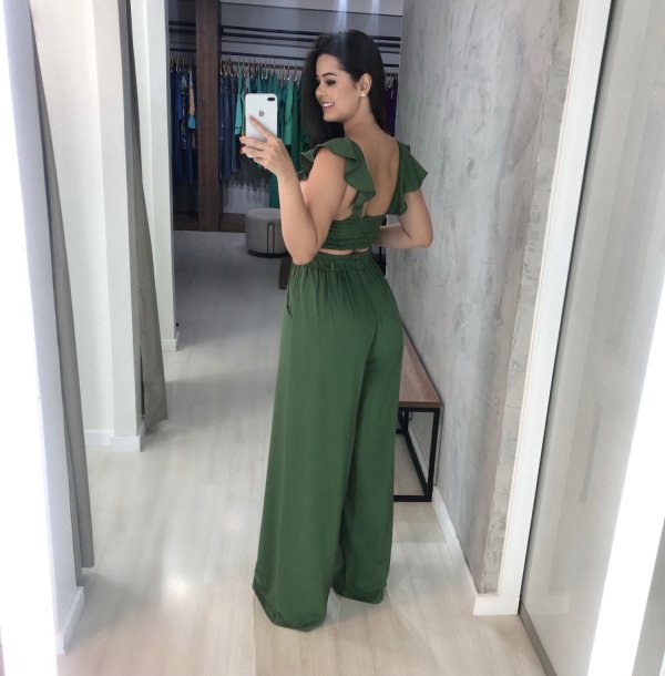 Cropped Samira - Verde Militar - Imagem 2