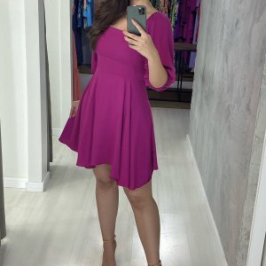 Vestido Anne - Fúcsia - Image 1