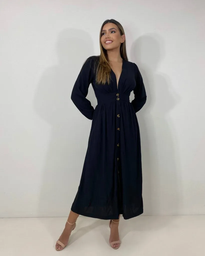 Vestido Clara - Preto
