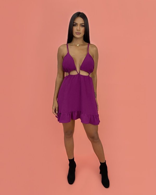 Vestido Nicole - Roxo - Imagem 3