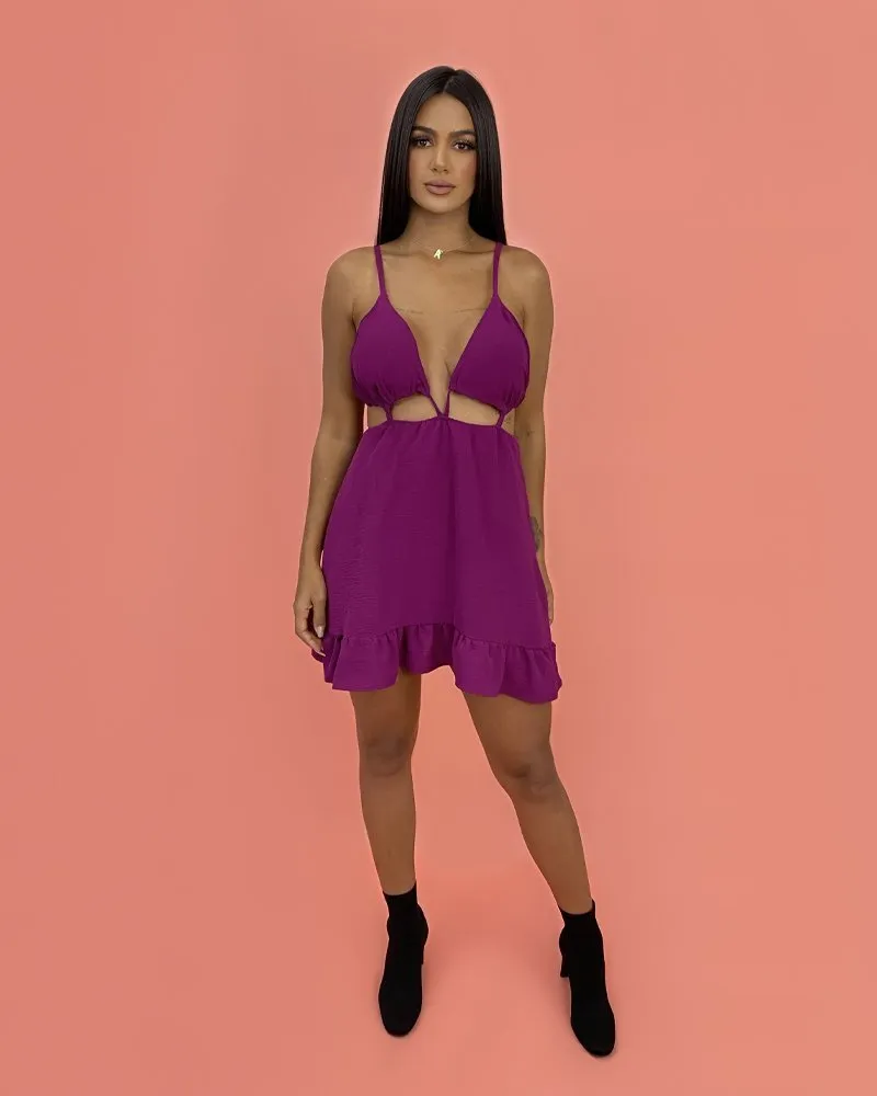Vestido Nicole - Roxo