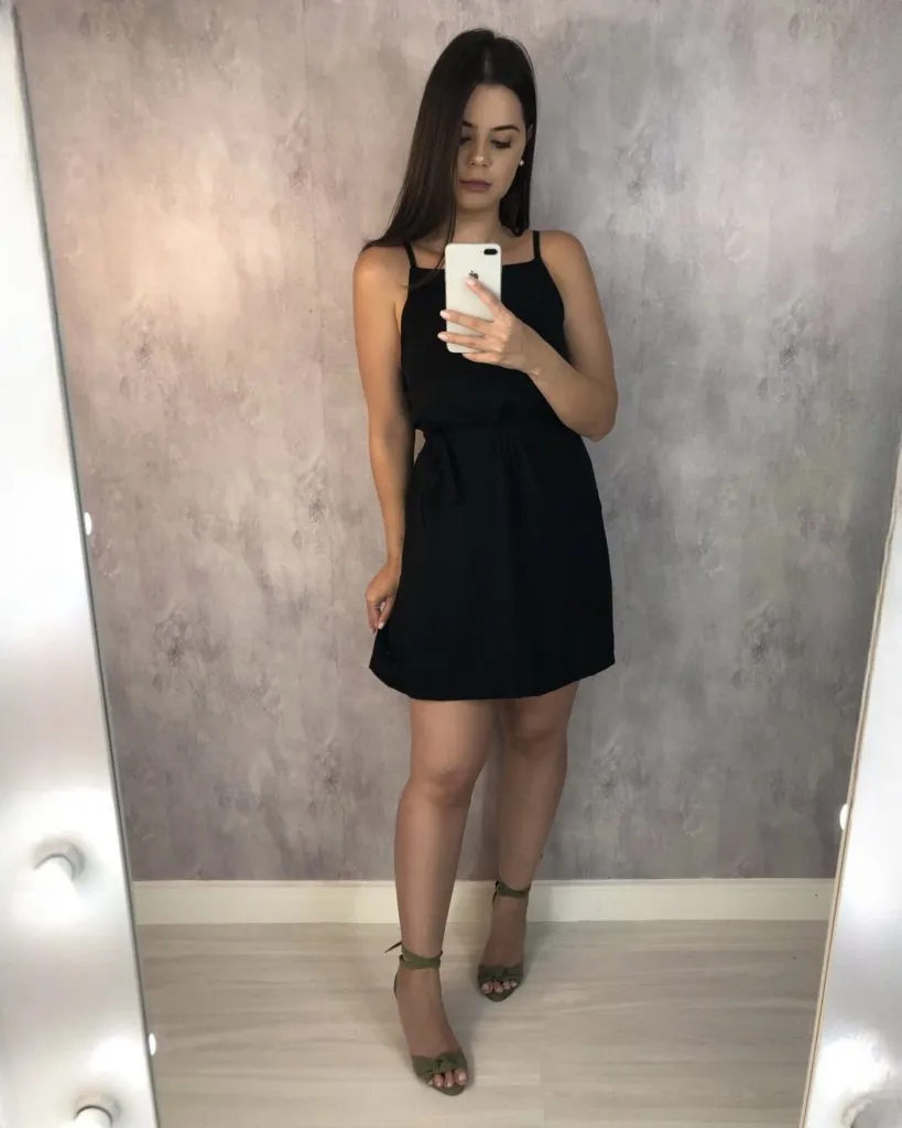 Vestido Paula - Preto