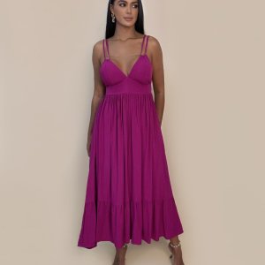 Vestido Maísa - Fúcsia - Image 1