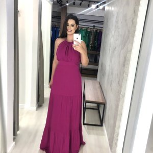 Vestido Janaína - Fúcsia - Image 1