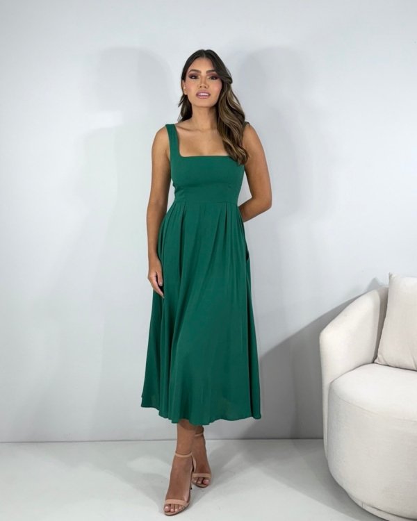 Vestido Samanta - Verde Amazônia - Imagem 5