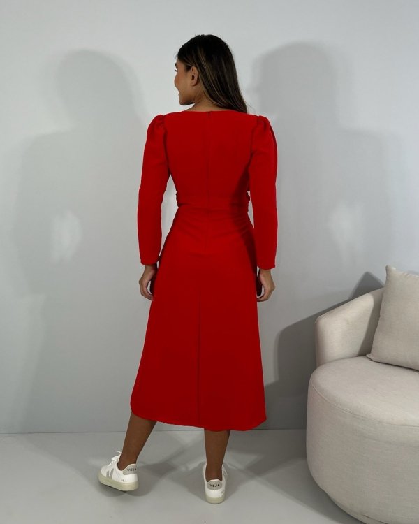 Vestido Monalisa - Vermelho - Imagem 6