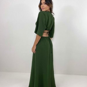 Vestido Cibele - Verde Militar - Image 4