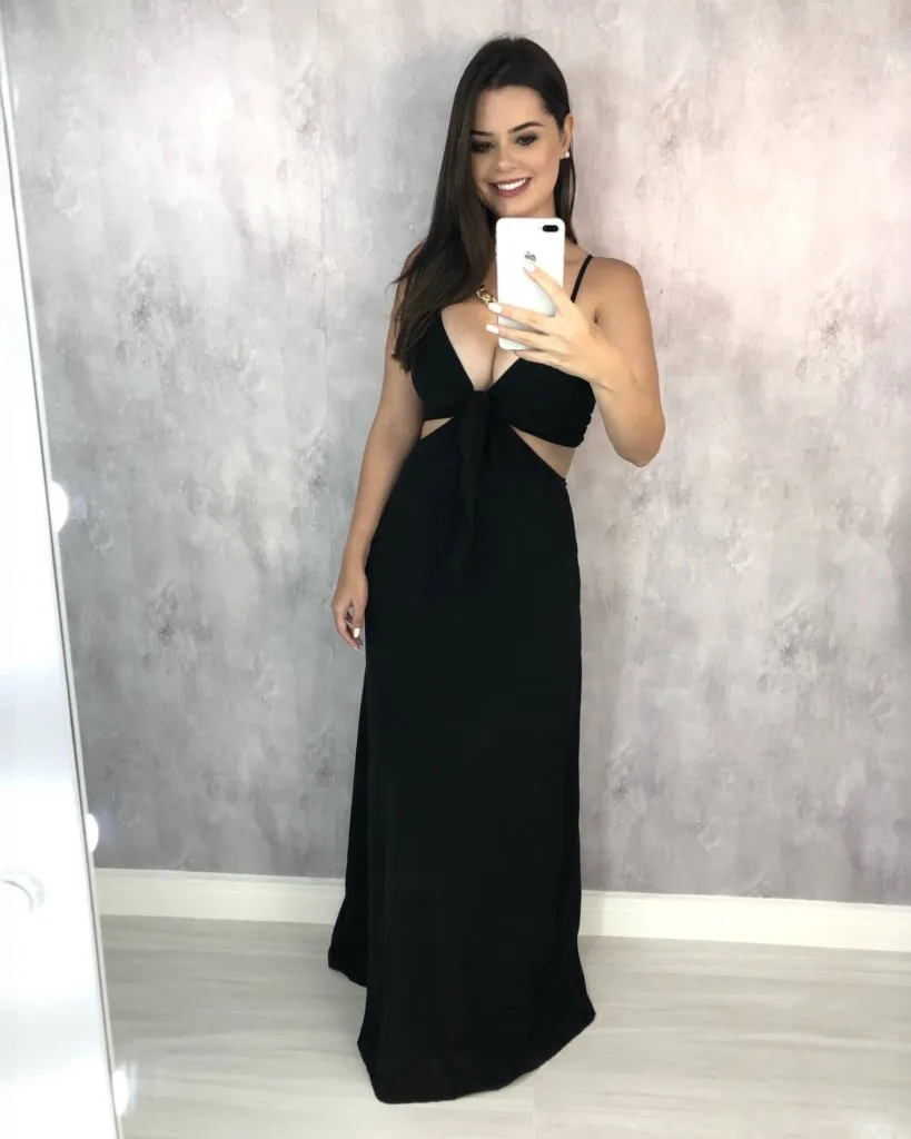 Vestido Natália - Preto, foto 2