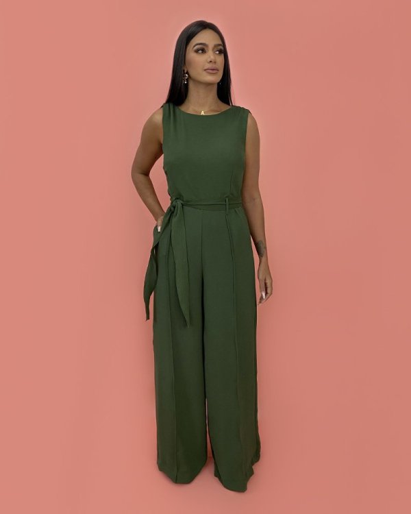 Macacão Celina - Verde Militar - Imagem 3