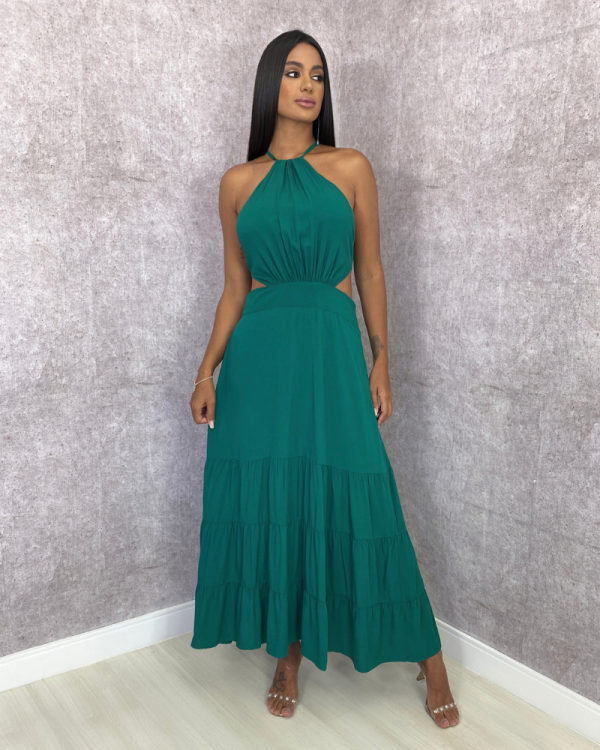 Vestido Estefane - Verde Amazônia - Imagem 3