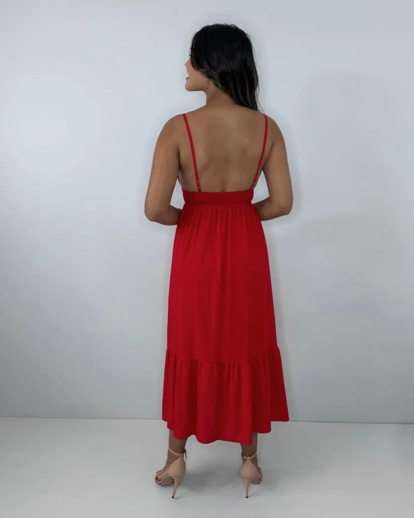 Vestido Beatriz - Vermelho, foto 4