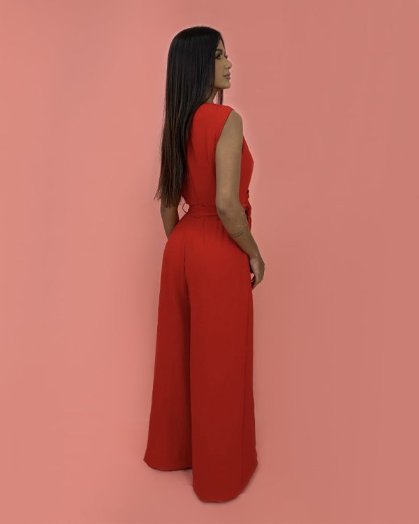 Macacão Celina - Vermelho - Imagem 3
