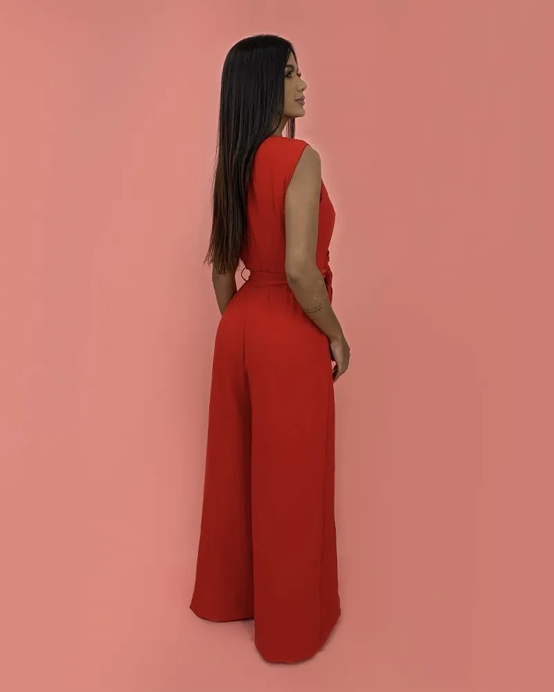 Macacão Celina - Vermelho, foto 3