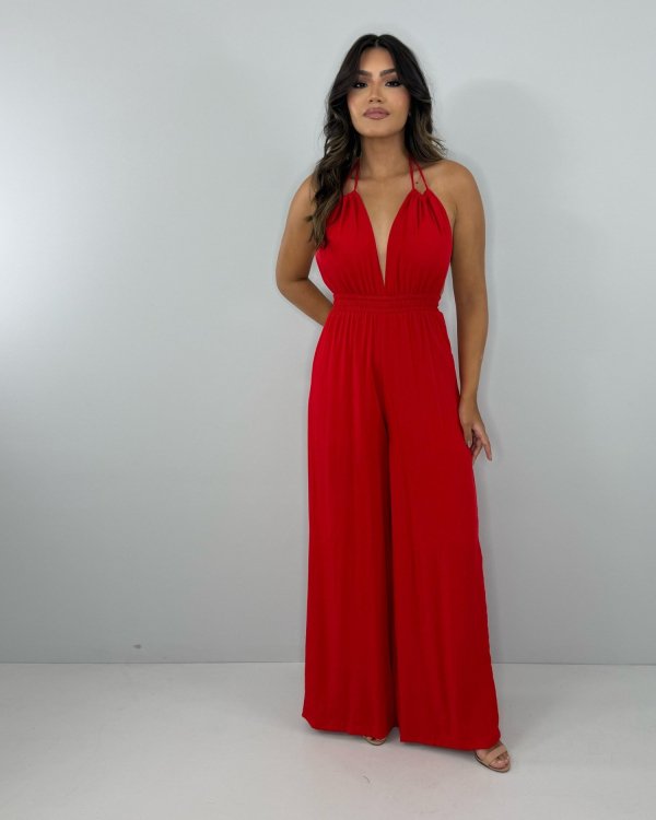 Macacão Carla - Vermelho - Imagem 3