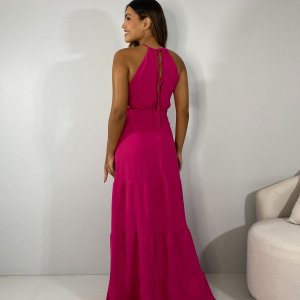 Vestido Estefane Longo - Pink - Image 4
