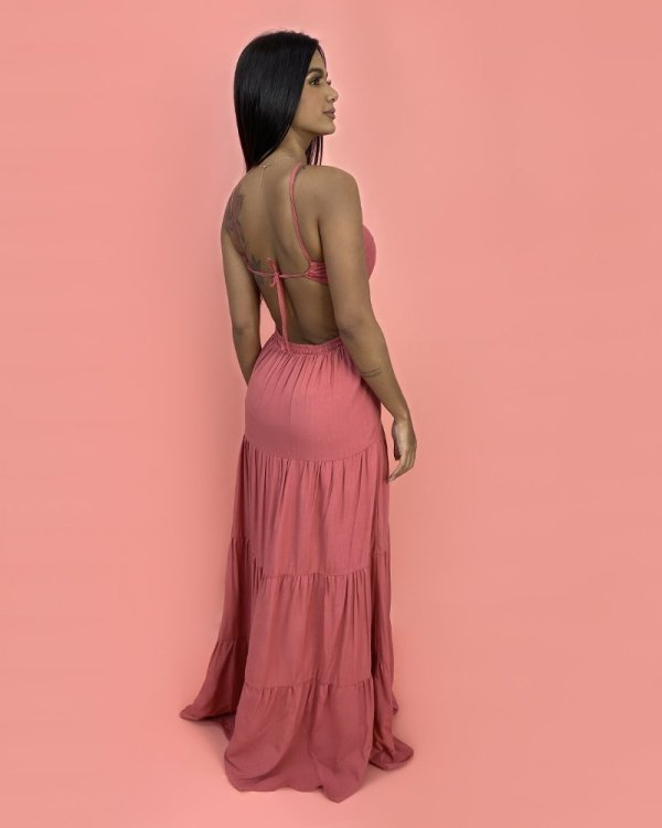 Vestido Ayla - Rosê - Imagem 3