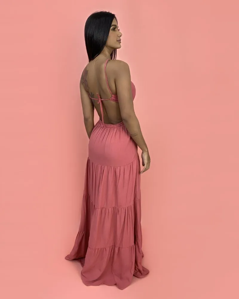 Vestido Ayla - Rosê, foto 3