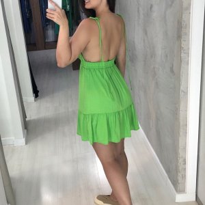 Vestido Valentina - Verde Lima - Image 3
