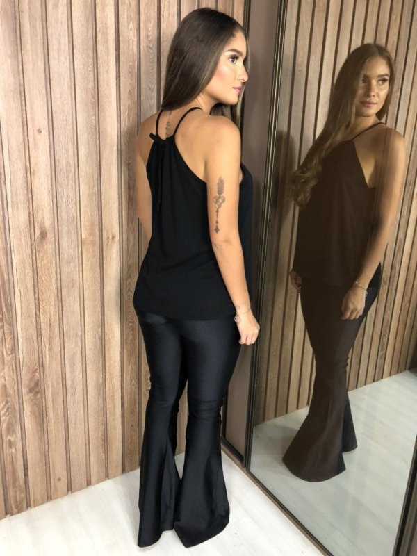 Calça Flare - Preto - Imagem 3