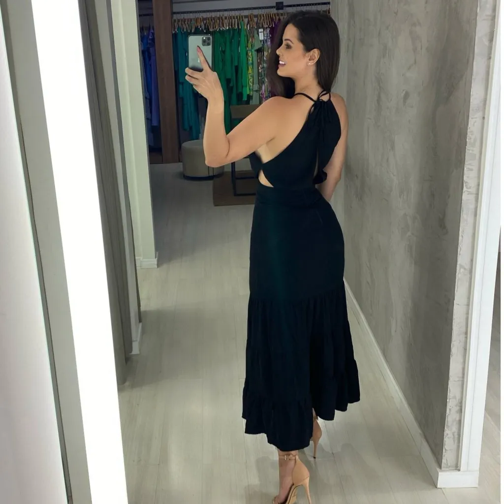 Vestido Estefane - Preto, foto 7