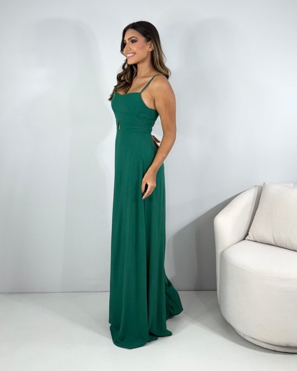 Vestido Lanna - Verde Amazônia - Imagem 4