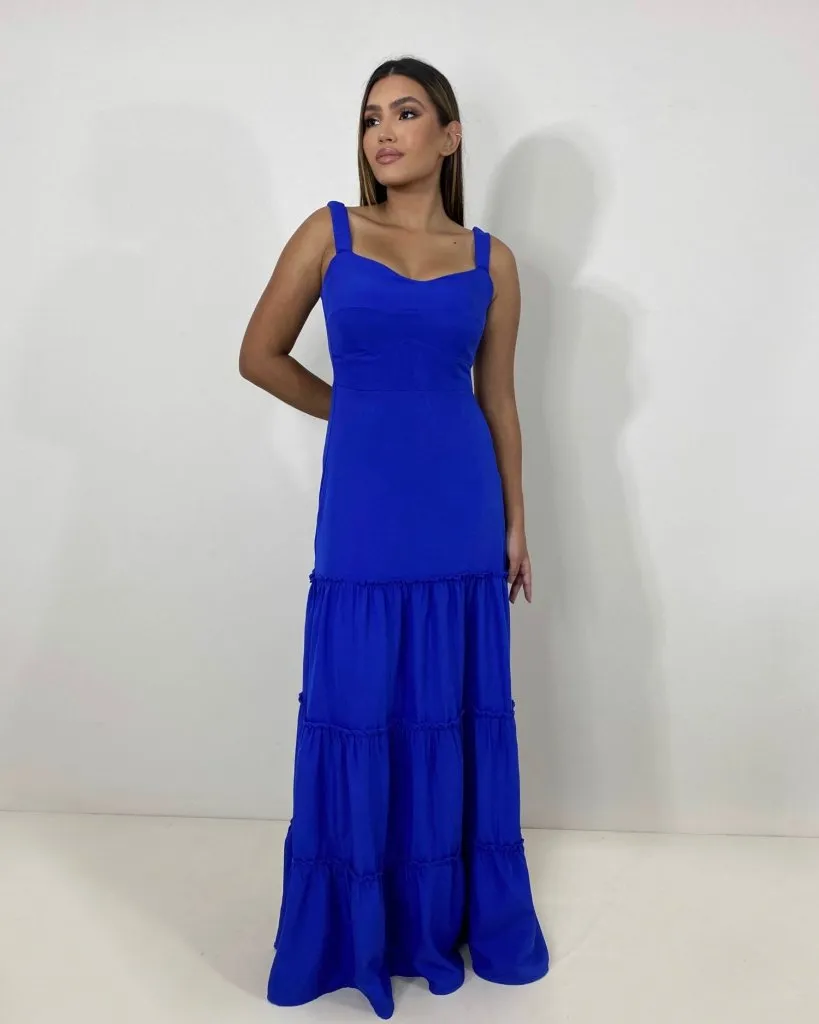 Vestido Vivi - Azul Royal, foto 2