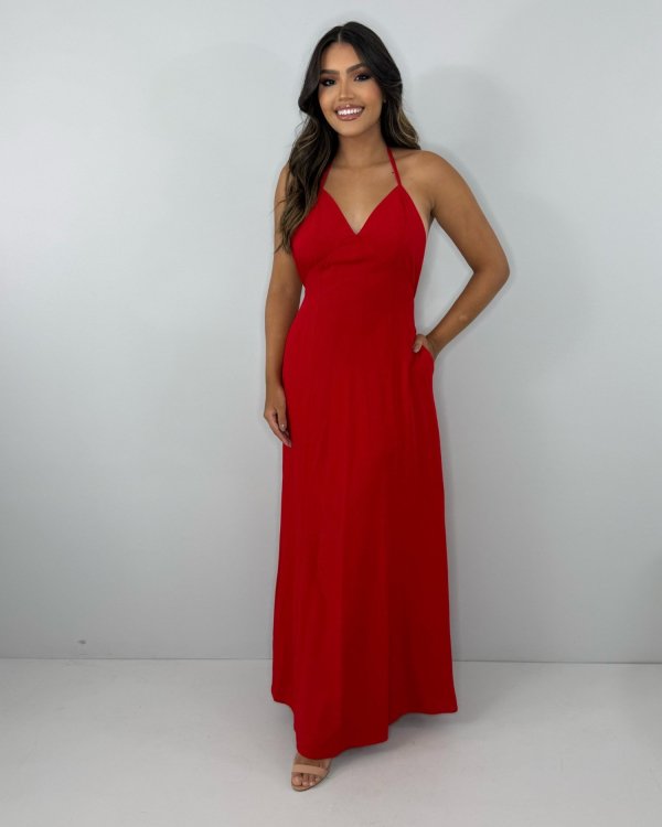 Vestido Victória - Vermelho - Imagem 2