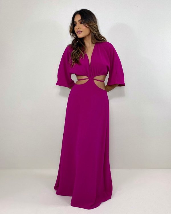 Vestido Cibele - Fúcsia - Imagem 2