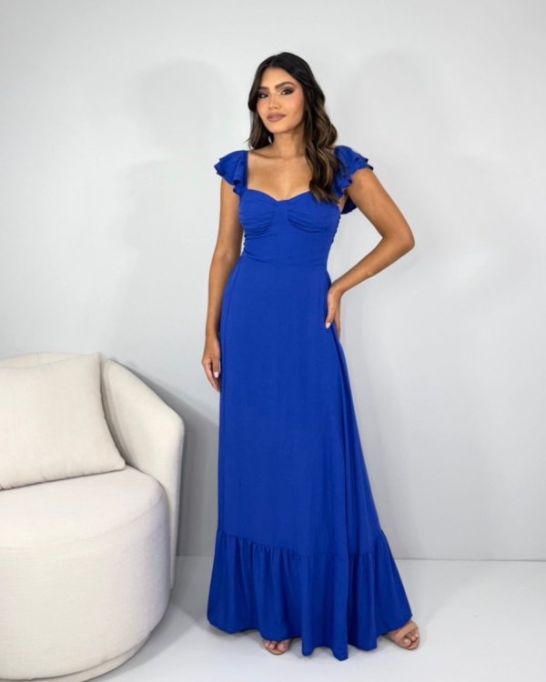 Vestido Isla - Azul Royal - Imagem 4