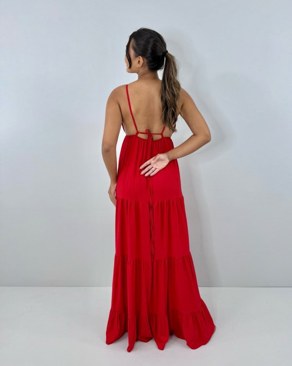 Vestido Sophia - Vermelho - Imagem 3