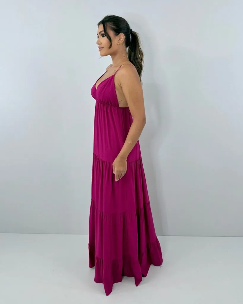 Vestido Sophia - Cereja