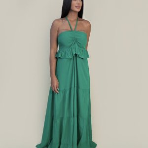 Vestido Marcy - Verde Bandeira - Image 3