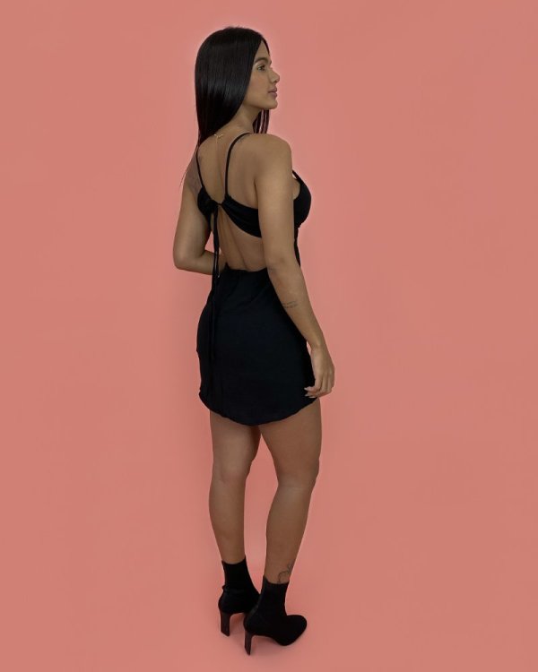 Vestido Elisângela - Preto - Imagem 2