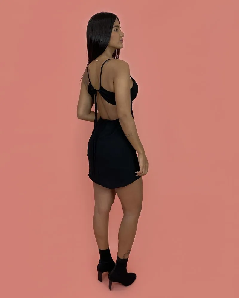Vestido Elisângela - Preto