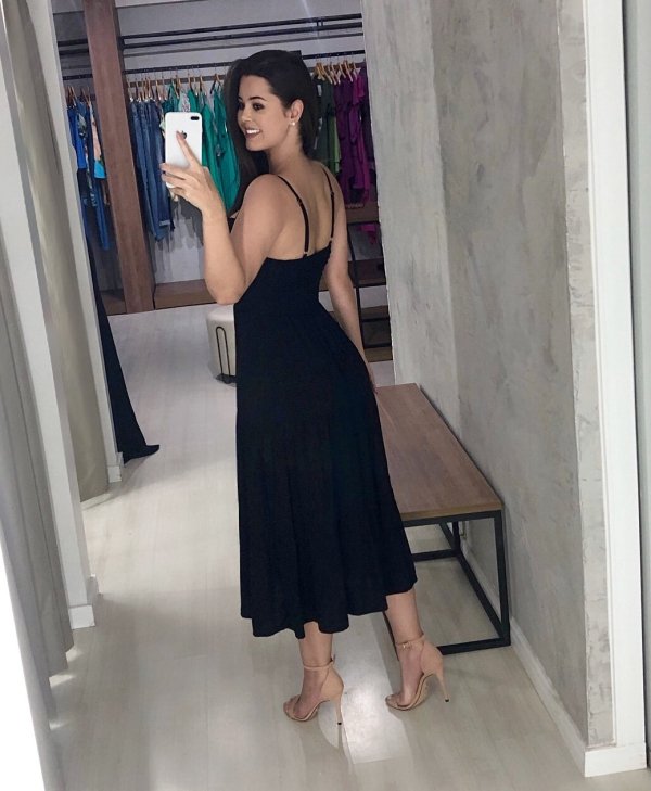Vestido Jéssica Midi - Preto - Imagem 3