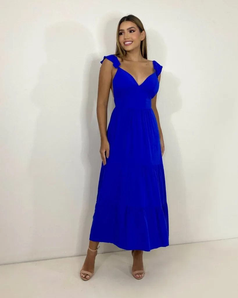 Vestido Maitê - Azul Royal, foto 5