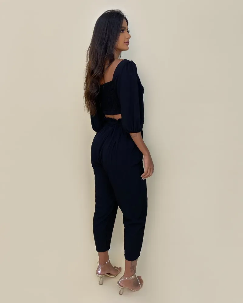 Cropped Cíntia - Preto, foto 3
