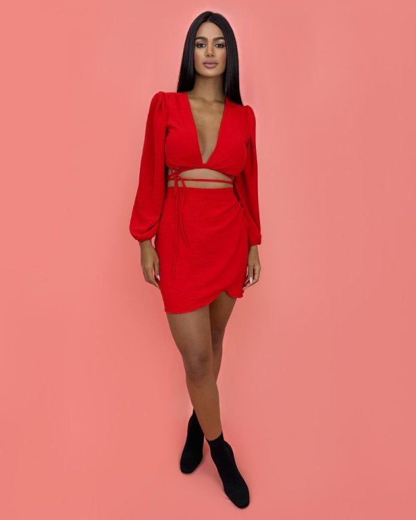 Saia Simone - Vermelho - Imagem 4