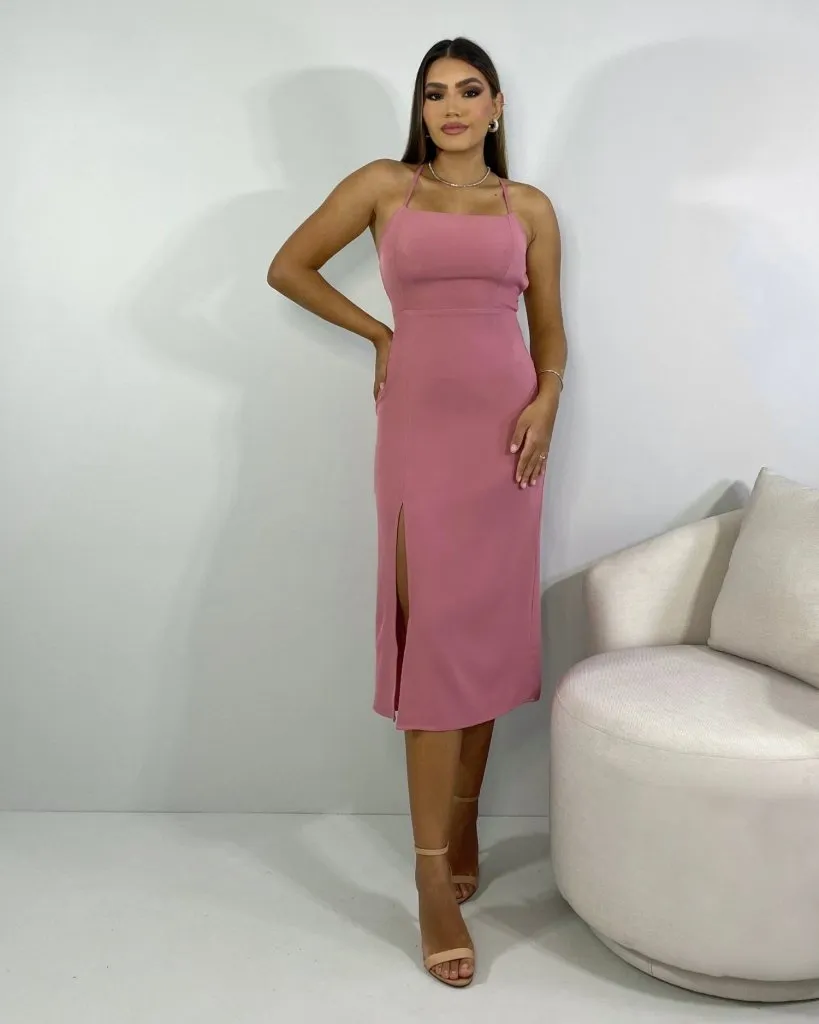 Vestido Edna - Rosê, foto 2