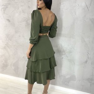 Cropped Olga - Verde Militar - Image 2