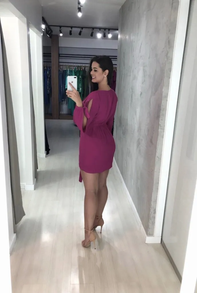 Vestido Marília - Pink