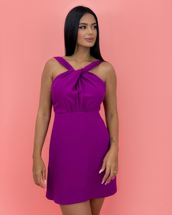 Vestido Sandra - Roxo
